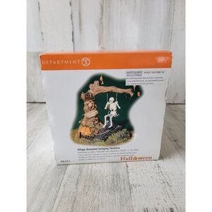 Dept 56 52514 Village Animated Swinging Skeleton Halloween